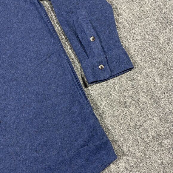 BeachLunchLounge Sally Brushed Knit Shacket Womens X-Large XL Blue Shirt Jacket - Picture 2 of 16